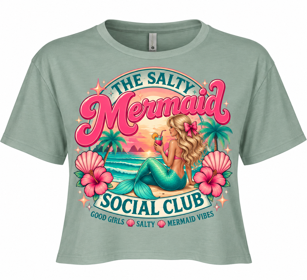 “Salty Mermaid Social Club” Tshirt