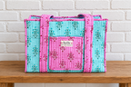 🌸 The Pink Lagoon Midi Tote 🩷🩵