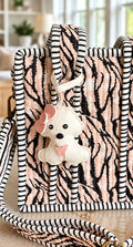 White dog charm