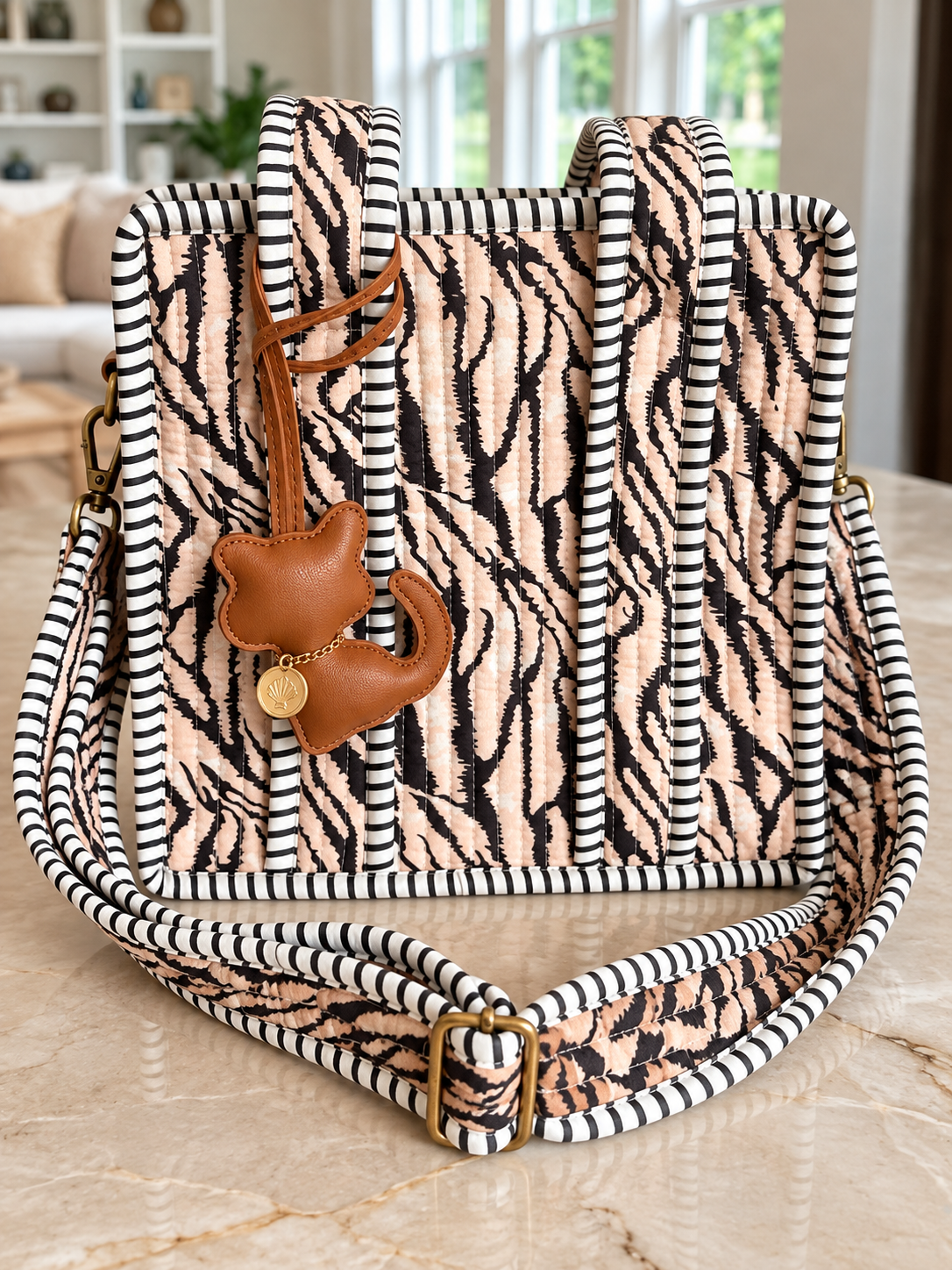 Light brown Kitty Bag Charm