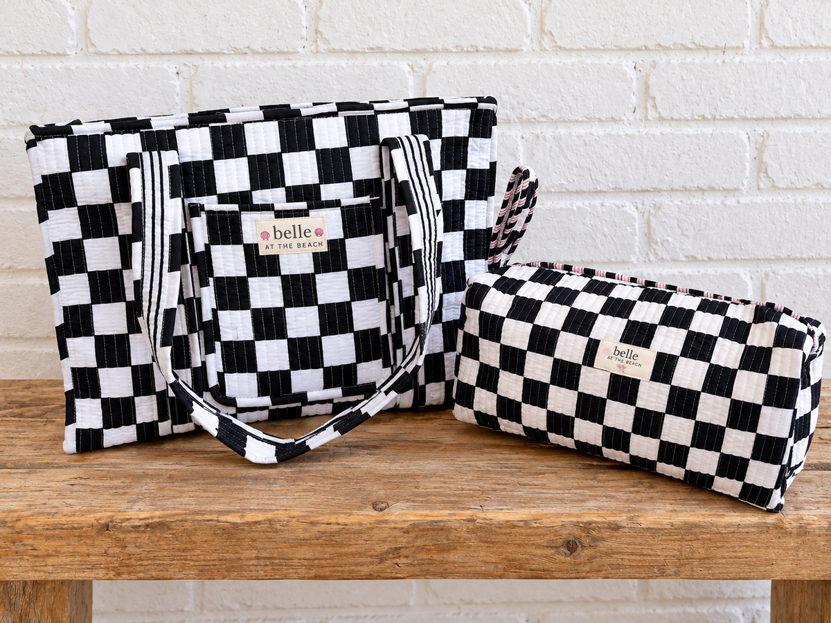 🖤🤍 The Checkmate Tote 🏁