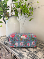Hair Tool Bags - Blue Floral