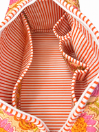 Hair Tool Bags - Orange Floral
