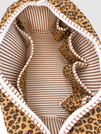 Hair Tool Bags - Brown / Black Leopard Mini