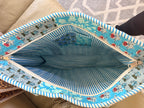 Blue Patchwork Tote