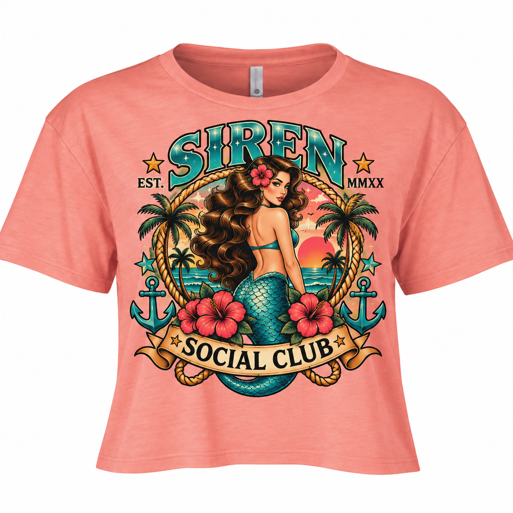 “Siren” Beachy Tshirt