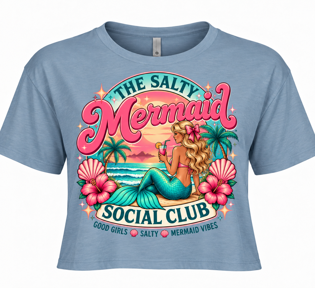 “Salty Mermaid Social Club” Tshirt